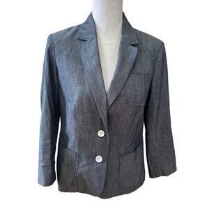 Tommy Hilfiger Spring Blue Cotton Blazer blue 6